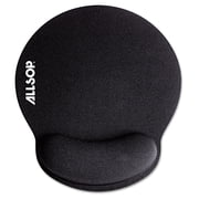 Allsop 30203 Memory Foam Mouse Pad - Ergonomic Wrist Rest (Black) [COMPUTER ACCESS.] Black