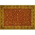 thumbnail image 1 of Ahgly Company Indoor Rectangle Persian Yellow Traditional Area Rugs, 8' x 12', 1 of 4