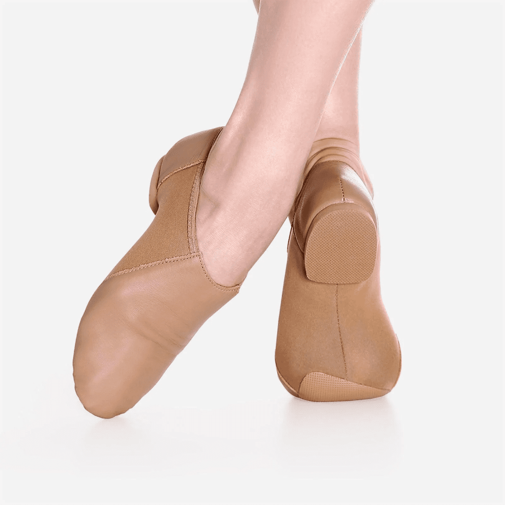 Dance Shoes Jazz Slip On Leather So Danca JZ43 Caramel 9.0SNarrow