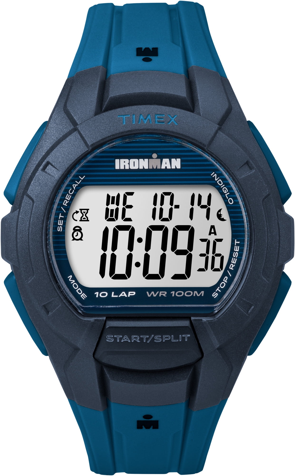 ironman essential 43mm resin strap watch