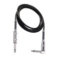 thumbnail image 1 of Cable de guitarra de 1/4 pulgadas a ángulo 1/4 pulgadas 6,35mm perfke pro Audio 3 metros, 1 of 9