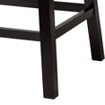 thumbnail image 5 of Baxton Studio Theron Mid-Century Transitional Tan Faux Leather and Espresso Brown Finished Wood 2-Piece Swivel Counter, 5 of 6