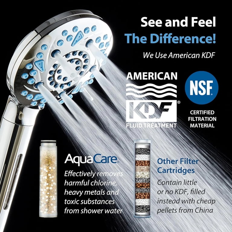 AquaCare 3.0 High-pressure 10 setting Luxury Handheld Showerhead