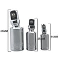 thumbnail image 4 of PinesC Premium Universal Joint Socket Set - 3Pcs, 14 38 12 Drive, Swivel Socket, 4 of 5