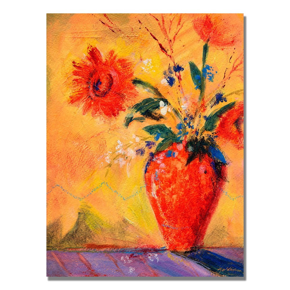 Trademark Art "Fiesta Bouqet" Canvas Art by Shelia Golden