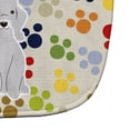 thumbnail image 3 of Pawprints Bedlington Terrier Blue Baby Bib, 3 of 3
