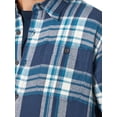 thumbnail image 4 of Wrangler Men's Heavyweight Plaid Sherpa Lined Shirt Jacket, 4 of 6