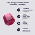 thumbnail image 2 of GU Energy Chews, Blueberry Pomegranate - 12 Bags (24 Servings Total), 2 of 6