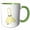 Green/White, variant on 3drose, Cute Kawaii Banana Cartoon Character, 11oz Mug