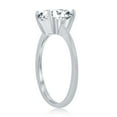 thumbnail image 2 of Princess Cushion-Cut 8mm Simulated Diamond CZ Ring | Sterling Silver Bridal Engagement Ring | Jewelry for Bride, Bridesmaid, Women's and Girls-Size 7, 2 of 7