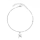 thumbnail image 4 of sweethay Tobillera para niña, colgante de tobillo en forma de estrella de mar, joyería para mujer, accesorio de moda, tobilleras de aleación Plata 5Conjunto, 4 of 6