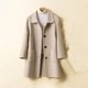 thumbnail image 4 of Chaquetas y abrigos casuales sin capucha de manga larga para mujer, cárdigan de cuello vuelto de manga larga, abrigos de invierno lisos, abrigos para mujer, 4 of 7