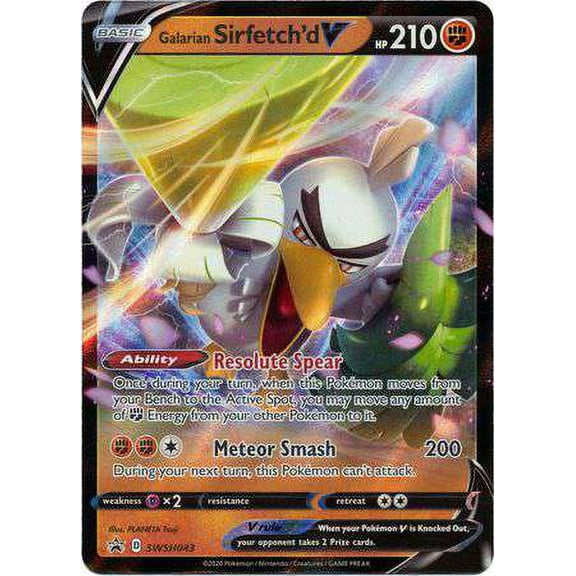 Pokemon Promo Galarian Sirfetch'd SWSH043