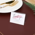 thumbnail image 1 of HINTRMENT 25Pcs Clear Acrylic Table Signs for Office Use L Shaped Menu Holder Price Display, 1 of 8