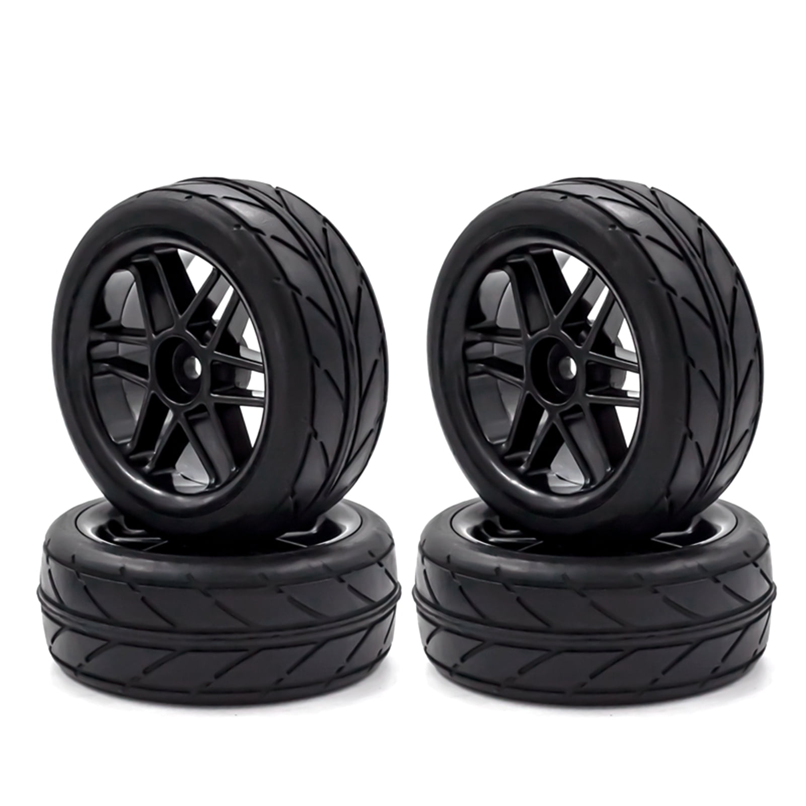 Gecheer RC Drift Tires RC Racing Car Tires 4pcs Replacements for 1/10