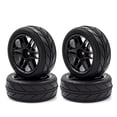 thumbnail image 1 of RC Drift Tires RC Racing Car Tires 4pcs Replacements for 1/10 HSP94123 94122 D5 yokomo, 1 of 8