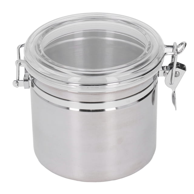 Stainless Steel Food Storage Container, Stainless Steel Sealed Can Versatile For Biscuits For Tea Medium 1300ml