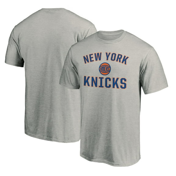 Men's  Heather Gray New York Knicks Victory Arch T-Shirt