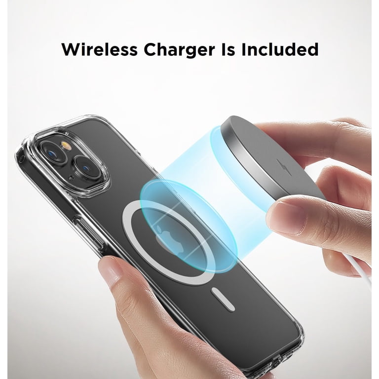 Encased Clear Case with Magnetic Wireless Charger Designed for iPhone 15 Phone Case (Compatible with MagSafe) Clear - Walmart.com Encased Clear Case with Magnetic Wireless Charger Designed for iPhone 15 Phone Case (Compatible with MagSafe) Clear - Walmart.com
