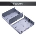 thumbnail image 4 of HUGFEGWE Junction Box Electrical Project Box ABS Plastic Project Box Enclosure Case, Gray 7.56" x 5.91" x 2.56" CA919-115162, 4 of 7