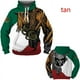 thumbnail image 3 of Sudadera con capucha con estampado mexicano para hombre, sudadera informal con estampado 3D, sudadera holgada informal de gran tamaño, ropa de calle, 3 of 4