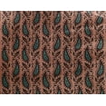 thumbnail image 4 of oneOone Georgette Viscose Fabric Leaves & Paisley Block Decor Fabric Printed BTY 42 Inch Wide, 4 of 4