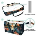 thumbnail image 4 of Floral Animal Large Reusable Foldable Oxford Cloth Shopping Bag with Collapsible Bucket, Storage Box, and Laundry Bag, 4 of 7