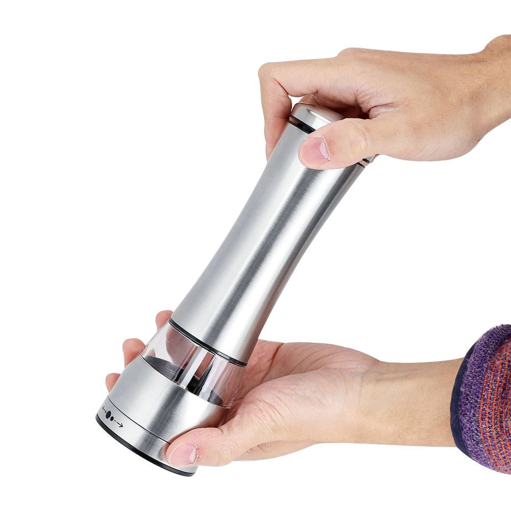 Mgaxyff Electric Pepper Grinder,Stainless Steel Electric Salt & Pepper Mill Grinder Adjustable Mgaxyff Electric Pepper Grinder,Stainless Steel Electric Salt & Pepper Mill Grinder Adjustable