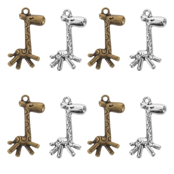 CRILSTYLEO 100Ud Dijes De Jirafa En Aleación Para Creación De Pulseras Y Collares Artesanales