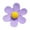 Purple, variant on 1 PCS Flower Shaped Fridge Magnets,Colorful Refrigerator Decorative Magnets,Cute Fridge Magnets,1.02 inch Reusable Adorable Decorations for Office,Colorful Kitchen Decor,Desk Accessories (Green)
