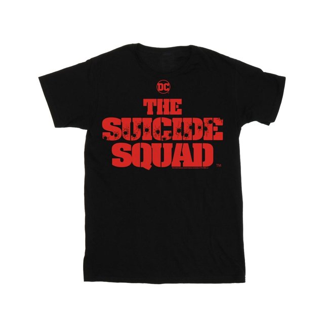DC Comics Womens l'Équipe de Suicide Logo Coton Petit Ami T-Shirt