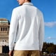 thumbnail image 4 of pstuiky Camisas casuales de manga larga para hombre, Top informal holgado de color liso con medio botón y solapa de manga larga para hombre camisetas de hombre xl, 4 of 7