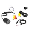 thumbnail image 2 of Pyle Universal Mount Front Rear Camera - 1.25” Marine Grade Waterproof Cam Built-in Distance Scale Lines Backup Parking/Reverse Assist w/ Night Vision LED 420 TVL Resolution & RCA Output PLCM39FRV, 2 of 3