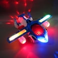 thumbnail image 2 of BRIGHTFUFU 1Pcs Flying Toy Blue Light Emitting 360 Degree Rotating Automatic Deformation for Children Development, 2 of 7