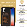 thumbnail image 7 of Case Yard Wooden Case for iPhone-11-Pro Soft TPU Silicone cover Slim Fit Shockproof Wood Protective Phone Cover for Girls Boys Men and Women Supports Wireless Charging Time Magazine Design, 7 of 7