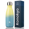 thumbnail image 1 of Konokyo Botellas De Agua Aisladas Frasco De Metal Vacumm De Acero Inoxidable De Doble Pared De 12 Onzas Para Viajes Deportivos Playa De Arena, 1 of 7