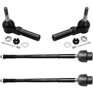 6-Piece Front Tie Rod End Set For Buick, Chevy, Pontiac, Saturn Relay - Inner & Outer, Detroit Axle