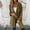 Brown Coats for Women, variant on XPMWRP Winter Casual Solid Color Button Fleece Coat Mid-length Lapel Pocket Jacket Long Sleeve Soft Comfortable Outerwear for Daily Wear Parties Weddings Red XXXXL