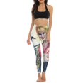 thumbnail image 5 of Birds Film Prey Harley Quinn Yoga Pants Women High Waisted Tummy Control Non See-Through Elastic Running Workout Yoga Leggings Pants, 5 of 7