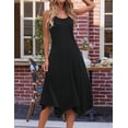 thumbnail image 5 of Zeagoo Sleeveless Dress for Women Casual Tank Midi Dress Crew Neck Flowy Dress Aline Tshirt Dress Ethnic Dress Cruise Dress Beach Sundress, 5 of 6