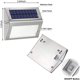 thumbnail image 2 of Luces solares para escalones al aire libre, 3 luces LED de 30 lm más brillantes con energía solar para cubierta, impermeables, de acero inoxidable, para exteriores, para valla, patio, camino, patio, Namotu WMZY-1200, 2 of 7