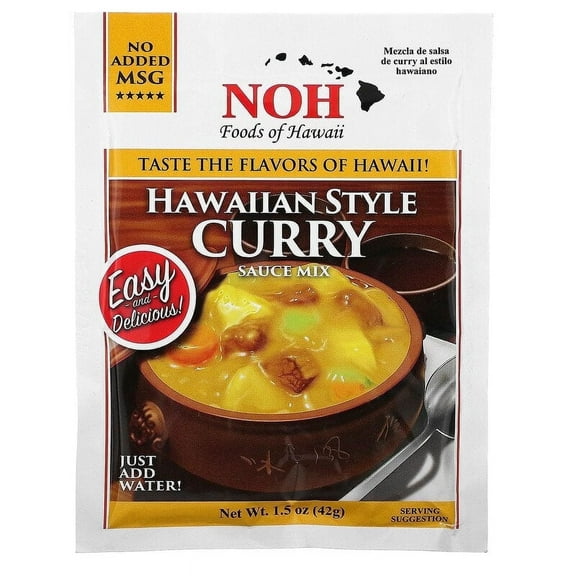NOH Foods of Hawaii, Hawaiian Style Curry Sauce Mix, 1.5 oz