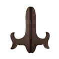 thumbnail image 3 of 5" Easel Plate Holder, Wooden Folding Display Stand Brown for Decorative Picture Frame, 3 Pack, 3 of 7