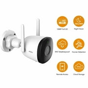 imou 1080P HD Wireless WiFi Outdoor Smart Security Camera with Built in Microphone, Weatherproof,SD Card/Cloud Storage