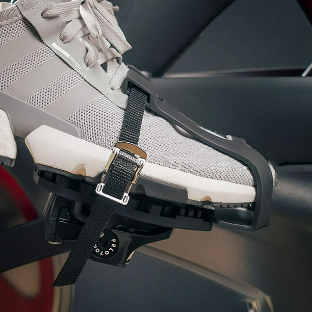 Bike Pedals With Toe Clip And Straps Compatible For Peloton Bike