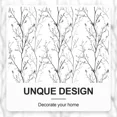 thumbnail image 6 of Lfeey Blackout Curtains Thermal Insulated Grommet Top Drapes For Living Room, Black Branch Print, 52W x 96L inch 2 Panels, 6 of 7