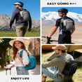 thumbnail image 6 of WATERFLY Unisex 15L Small Foldable Packable Outdoor Travel Camping Walking Nylon Backpacks Daypack,Gray, 6 of 8