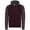 Burgundy/Charcoal, variant on Awdis Just Hoods Adults  Two Tone Hooded Baseball Sweatshirt/Hoodie