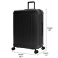 thumbnail image 2 of iFLY Rise 28" Hard Side Large Checked Expandable Spinner Luggage, Black, 2 of 8
