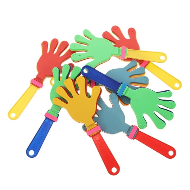 8 piezas de plástico para aplausos, matracas, para eventos deportivos, porras, bailes, baloncesto, fútbol, fiestas, cumpleaños y premios